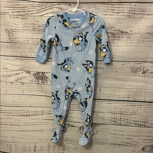 Toddler bluey sleeper size 18 months